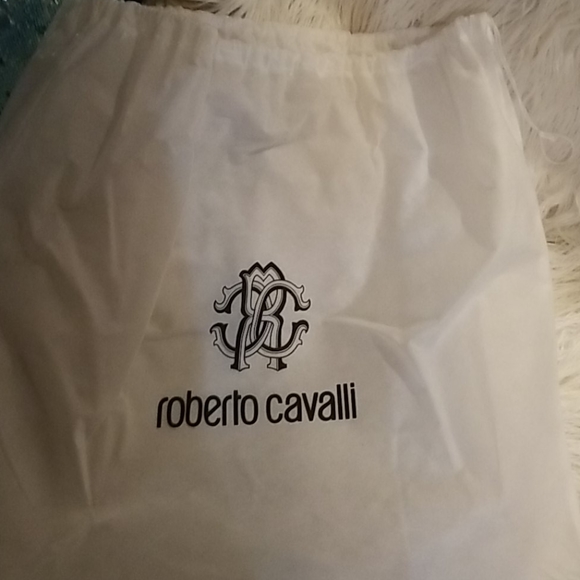 NWT Roberto Cavalli Pink Borsa Shopper w Dust Bag - Picture 3 of 8